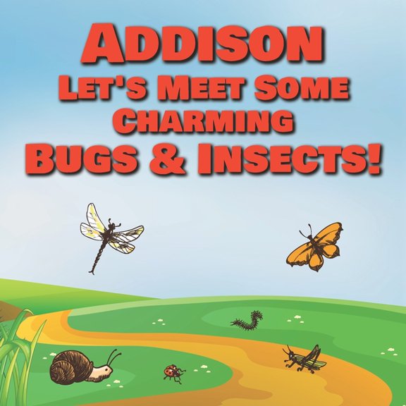 Addison Let's Meet Some Charming Bugs & Insects! : Personalized Books with Your Child Name - The Marvelous World of Insects for Children Ages 1-3 (Paperback)