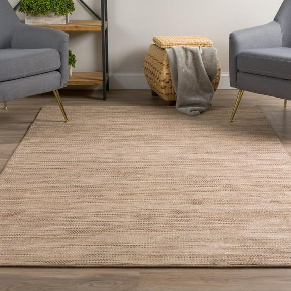Addison Phoenix Casual Tonal Solid Coffee 2' x 3' Accent Rug