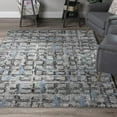 thumbnail image 1 of Addison Plano Modern Crosshatch Grey Area Rug, 1 of 5