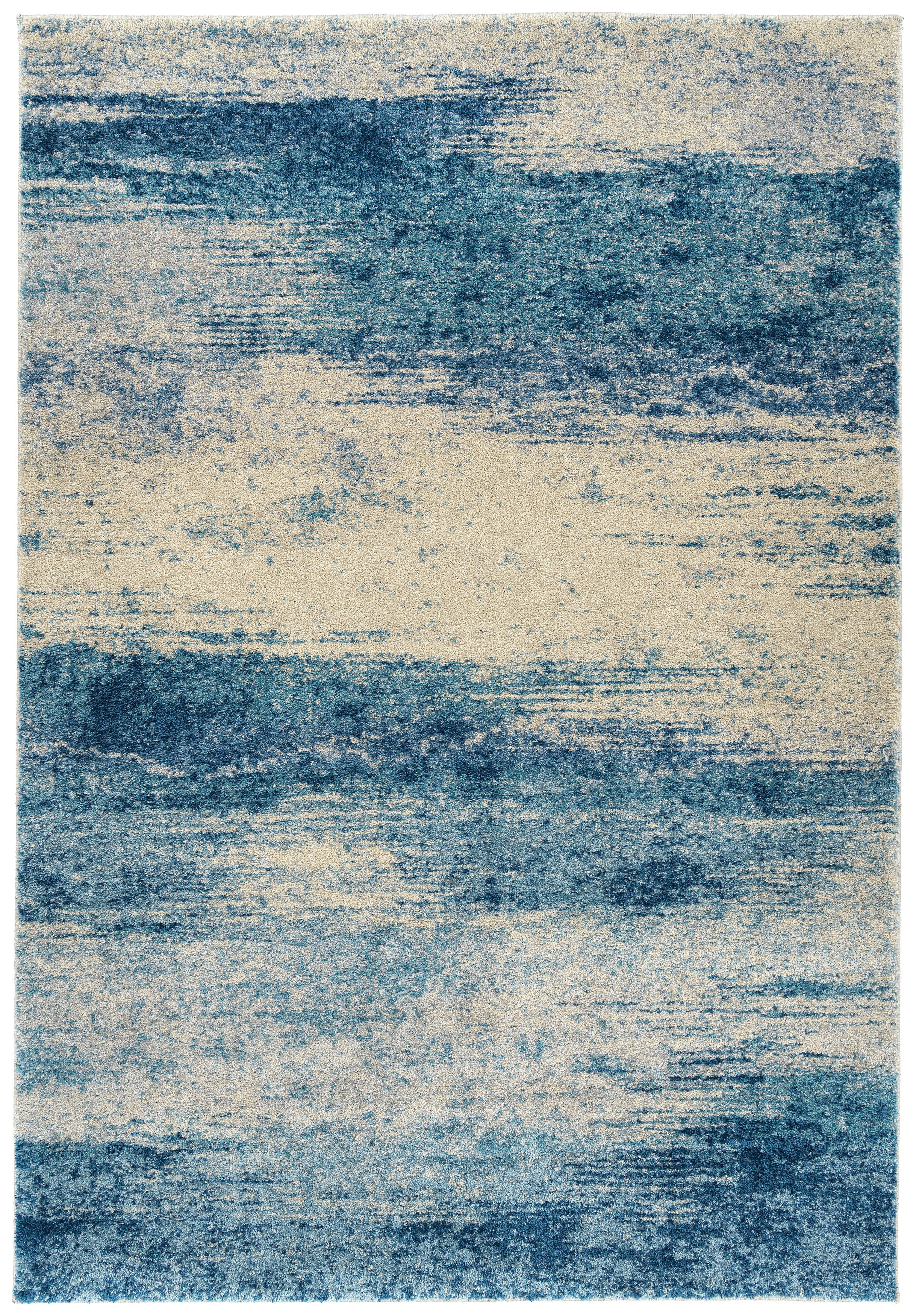 Addison Plano Modern Horizontal Blue Area Rug - Walmart.com