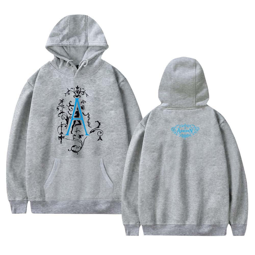 Addison Rae A Logo Merch Hoodies Women Men Casual Long Sleeve ...
