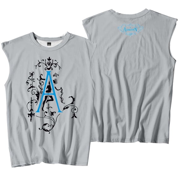 Addison Rae A Logo Merch Tank Tops Sleeveless T-Shirt port Vest Women Men Casual Outdoor Sportwear