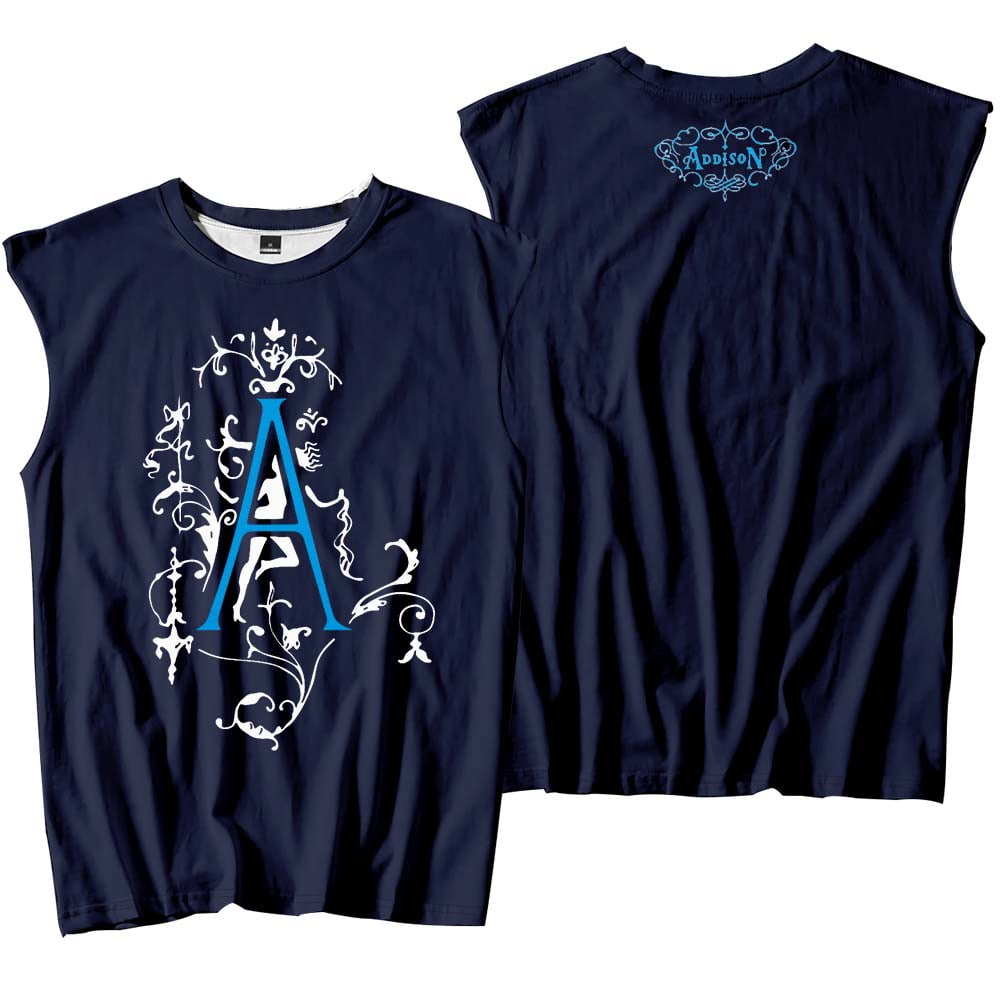Addison Rae A Logo Merch Tank Tops Sleeveless T-Shirt port Vest Women ...