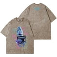thumbnail image 1 of Addison Rae Album Cover Wash T-Shirts Cotton Short Sleeve Women Men Fashion Streetwear Tee, 1 of 5