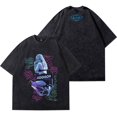 thumbnail image 1 of Addison Rae Album Cover Wash T-Shirts Cotton Short Sleeve Women Men Fashion Streetwear Tee, 1 of 5
