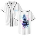 thumbnail image 1 of Addison Rae Album The Addison Tour 2025 Merch Baseball Jersey Shirt V-Neck Women Men Casual Short Sleeve Streetwear Clothes, 1 of 3