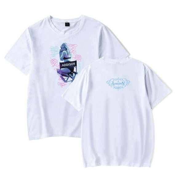 Addison Rae Album The Addison Tour 2025 Merch T-Shirt Women Men Casual Crewneck Short Sleeve Fashion Tee