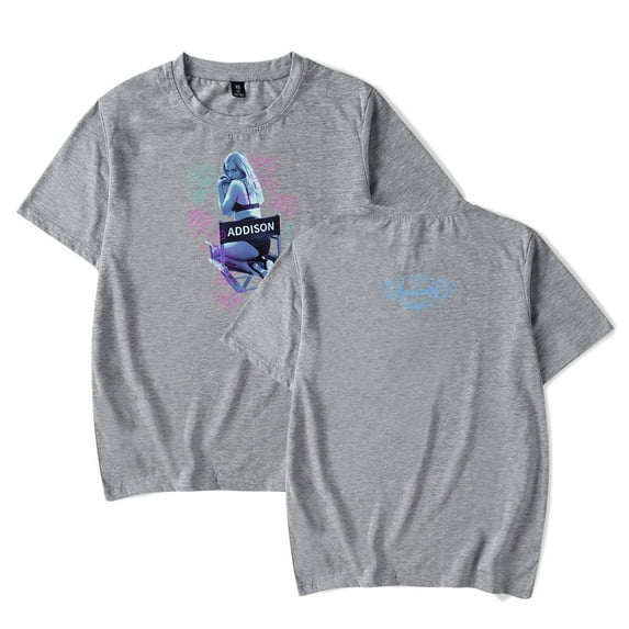 Addison Rae Album The Addison Tour 2025 Merch T-Shirt Women Men Casual Crewneck Short Sleeve Fashion Tee