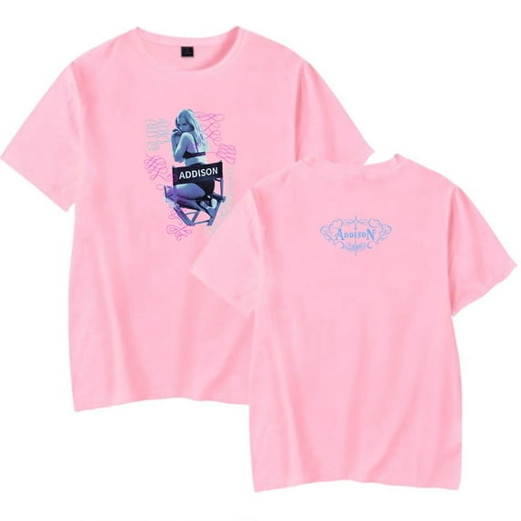 Addison Rae Album The Addison Tour 2025 Merch T-Shirt Women Men Casual Crewneck Short Sleeve Fashion Tee