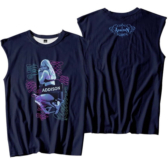 Addison Rae Album The Addison Tour 2025 Merch Tank Tops Sleeveless T-Shirt port Vest Women Men Outdoor Sportwear