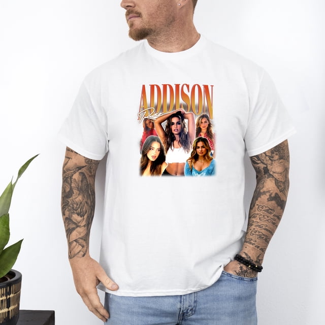 Addison Rae Pop Star Singer Dancer Social Media Fan Graphic T-Shirt ...