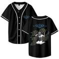 thumbnail image 1 of Addison Rae The Addison Tour 2025 Merch Baseball Jersey Shirt V-Neck Women Men Casual Short Sleeve Streetwear Clothes, 1 of 2