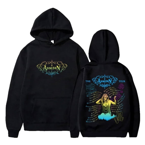 Addison Rae The Addison Tour Merch Hoodies Cosplay Women Men Long ...