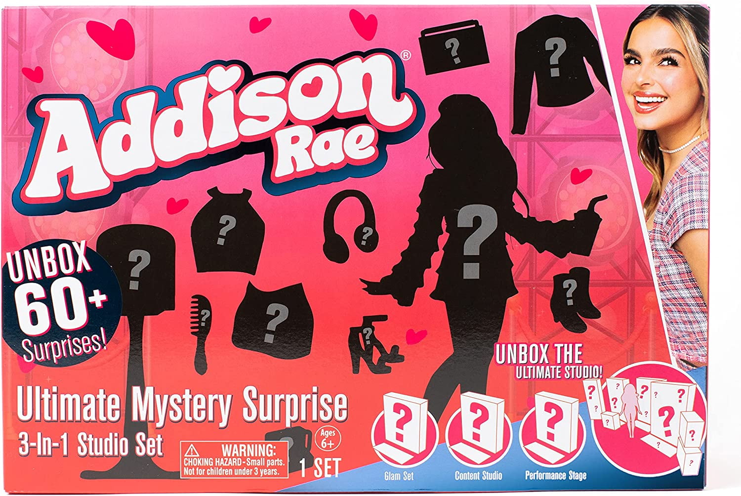 Addison Rae Ultimate Mystery Surprise Set with Exclusive Fashion Doll and over 60 Surprises, Assembled 12 inch