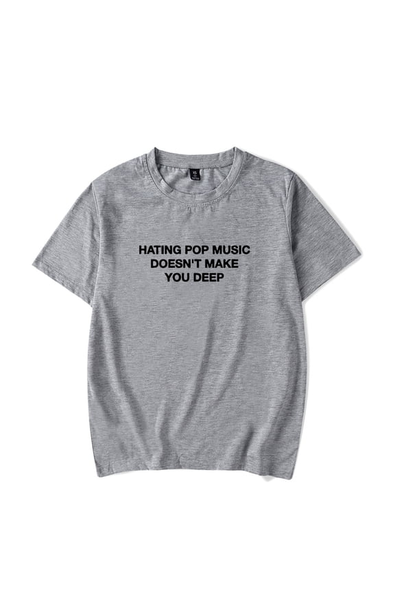 Addison Rae merch Hating Pop Music Doesn't Make You Deep tshirt crewneck short sleeve tshirt men/women tops