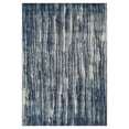 thumbnail image 1 of Addison Reston Contemporary Stripe Shag Blue Area Rug, 1 of 3