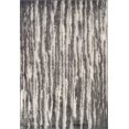 thumbnail image 1 of Addison Reston Contemporary Stripe Shag Gray Area Rug, 1 of 8