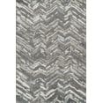 thumbnail image 1 of Addison Reston Modern Chevron Shag Gray Area Rug, 1 of 8