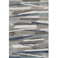 thumbnail image 1 of Addison Reston Modern Geometric Shag Teal Area Rug, 1 of 8