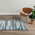 thumbnail image 1 of Addison Reston Modern Stack Blue/Ivory Area Rug - 9'6 x 13'2, 1 of 8