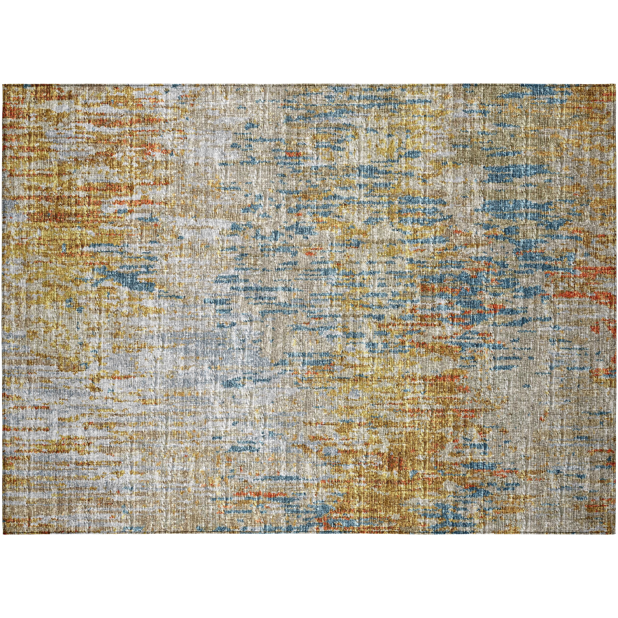 Addison Gilded Multicolor Polyester Indoor Outdoor Scatter Rug