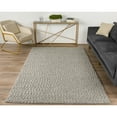 thumbnail image 1 of Addison Rugs Addison Boulder Chunky Hand-loomed Wool Area Rug Fog 5' x 7'6" 5' x 8' Rectangle, 1 of 5