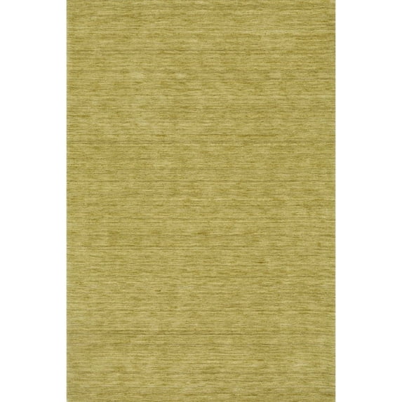 Addison Rugs Addison Cooper Multi Shade Solid Wool Area Rug Lime 9'X13' 9' x 12'