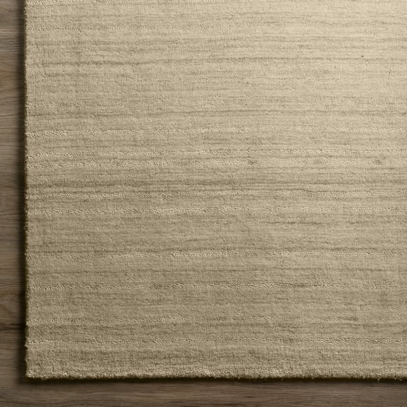 Addison Rugs Addison Cooper Multi Shade Solid Wool Area Rug Sand 3'6"X5'6" 4' x 6'