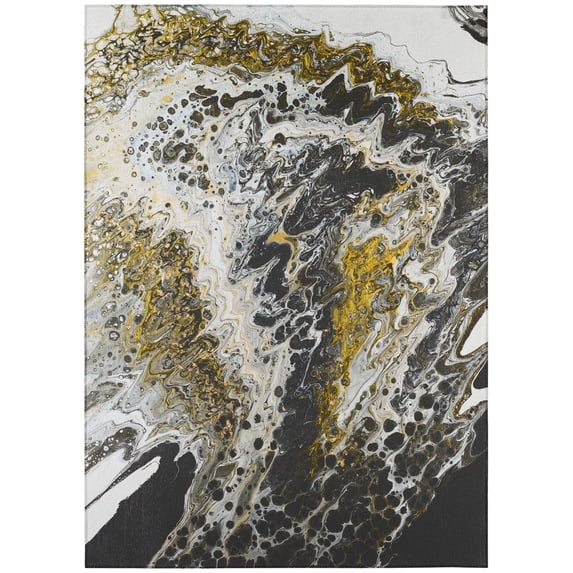 Addison Rugs Addison Indoor/ Outdoor Karina Abstract Washable Area Rug 10' x 14'