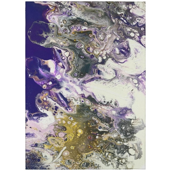 Addison Rugs Addison Indoor/ Outdoor Karina Abstract Washable Area Rug 5' x 7'6"