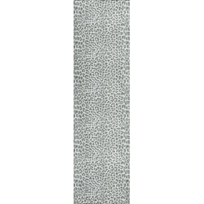 Addison Rugs Addison Indoor/ Outdoor Safari Leopard Animal Print Washable Area Rug 2'3" x 7'6" - Grey