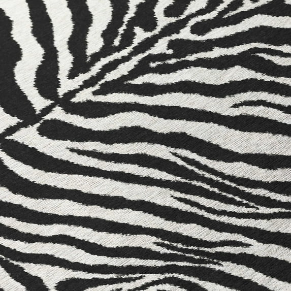 Addison Rugs Addison Indoor/ Outdoor Safari Zebra Animal Print Washable Area Rug 1'8" x 2'6" - Pearl