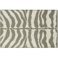 thumbnail image 1 of Addison Rugs Addison Indoor/ Outdoor Safari Zebra Animal Print Washable Area Rug 1'8" x 2'6" - Taupe, 1 of 9