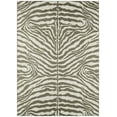 thumbnail image 1 of Addison Rugs Addison Indoor/ Outdoor Safari Zebra Animal Print Washable Area Rug 3' x 5' - Taupe, 1 of 9