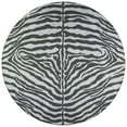 thumbnail image 1 of Addison Rugs Addison Indoor/ Outdoor Safari Zebra Animal Print Washable Area Rug 8' x 8' - Grey, 1 of 9