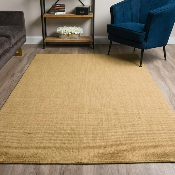 Addison Rugs Addison Jaxon Boucle Wool Area Rug Camel 3'6"X5'6" 4' x 6' Rectangle