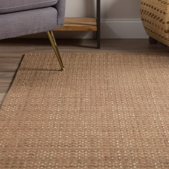 Addison Rugs Addison Montana Flat Woven Wool Area Rug Mocha, Latte 9'X13' 9' x 12' Accent, Indoor Rust