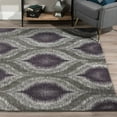 thumbnail image 1 of Addison Rugs Addison Platinum Nebulous Eggplant/Gray Area Rug (9'6 x 13'2) - 9'6"X13'2", 1 of 5