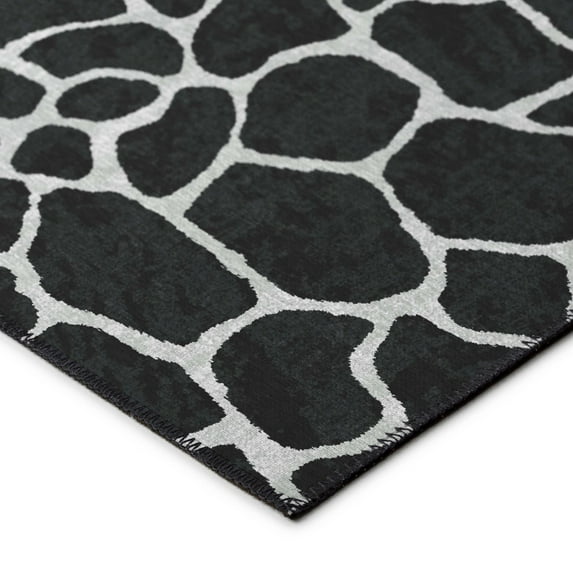 Addison Rugs Addison Safari Giraffe Animal Print Area Rug 10' x 14' - Shadow - Rectangle