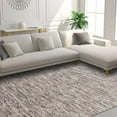 thumbnail image 1 of Addison Rugs Addison Villager Textured Solid Wool and Viscose Area Rug 5' x 7'6" - Black, 1 of 8
