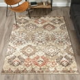 thumbnail image 1 of Addison Rugs  Blair Beige/Ivory Distressed Ikat Area Rug (4'11 x 7') - 4'11"X7', 1 of 5