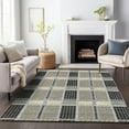 thumbnail image 1 of Addison Rugs Chantille Indoor/Outdoor Transitional Plaid Gray Washable Rectangle Rug, 5' x 7'6", 1 of 6