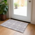 thumbnail image 1 of Addison Rugs Chantille Indoor/Outdoor Transitional Plaid Lavender Washable Rectangle Rug, 1'8" x 2'6", 1 of 6