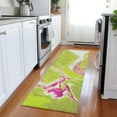 thumbnail image 1 of Addison Rugs Chantille Indoor/Outdoor Transitional Abstract Lime Washable Runner Rug, 2'3" x 7'6", 1 of 6