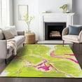 thumbnail image 1 of Addison Rugs Chantille Indoor/Outdoor Transitional Abstract Lime Washable Rectangle Rug, 5' x 7'6", 1 of 6