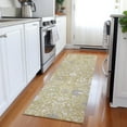 thumbnail image 1 of Addison Rugs Chantille Indoor/Outdoor Modern Abstract Gold Washable Runner Rug, 2'3" x 7'6", 1 of 6