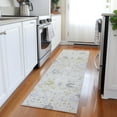 thumbnail image 1 of Addison Rugs Chantille Indoor/Outdoor Modern Abstract Silver Washable Runner Rug, 2'3" x 7'6", 1 of 6