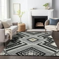 thumbnail image 1 of Addison Rugs Chantille Indoor/Outdoor Transitional Geometric, Abstract Black Washable Rectangle Rug, 2'6" x 3'10", 1 of 6