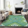 thumbnail image 1 of Addison Rugs Chantille Indoor/Outdoor Transitional Geometric, Abstract Lime Washable Rectangle Rug, 5' x 7'6", 1 of 6