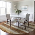 thumbnail image 1 of Addison Rugs Chantille Indoor/Outdoor Transitional Stripes Mocha Washable Round Rug, 8' x 8', 1 of 6